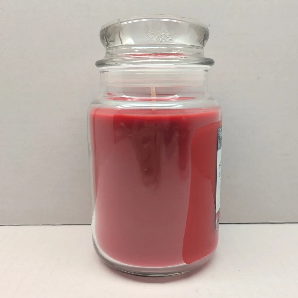Yankee Candle Christmas Eve Large Jar Candle 22 oz Red Holiday Scent 1694257